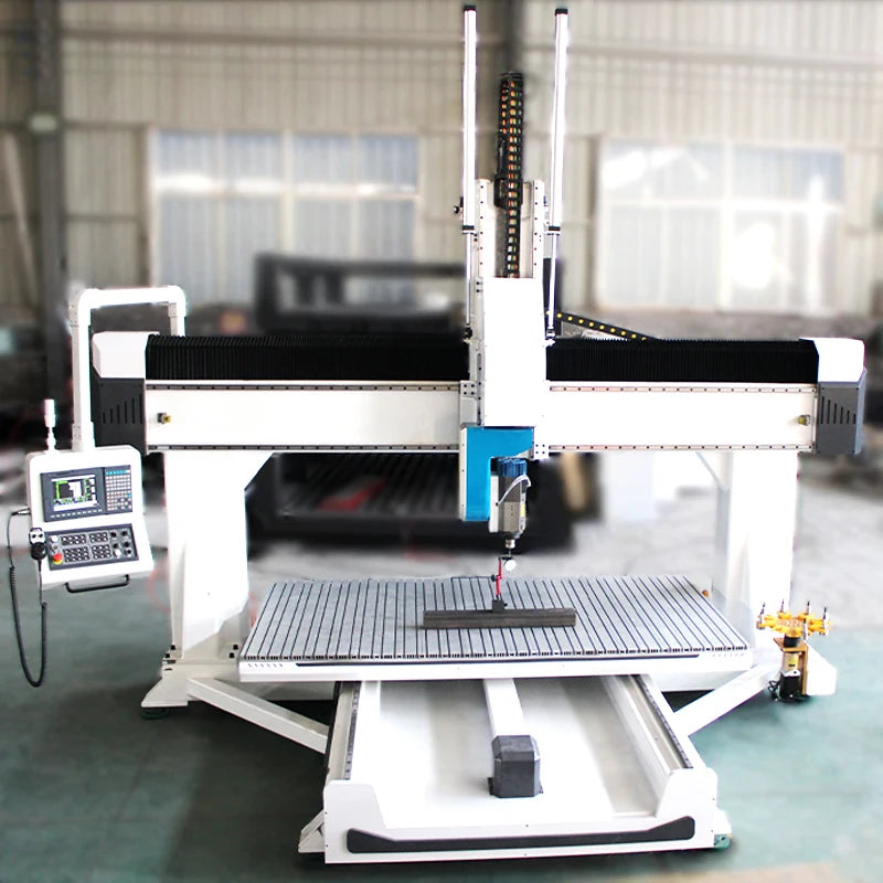 5 Axis Wood Cnc Router Price Wood Carving Machine with Rotation Spindle 5 Axis Engraving Machine for Sale