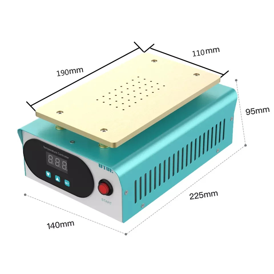 UYUE-948S+ 2kg Light Lcd Display Digitizer Removal Lcd Touch Screen Glass Separator Machine Repair Machinefor Phone Ipad