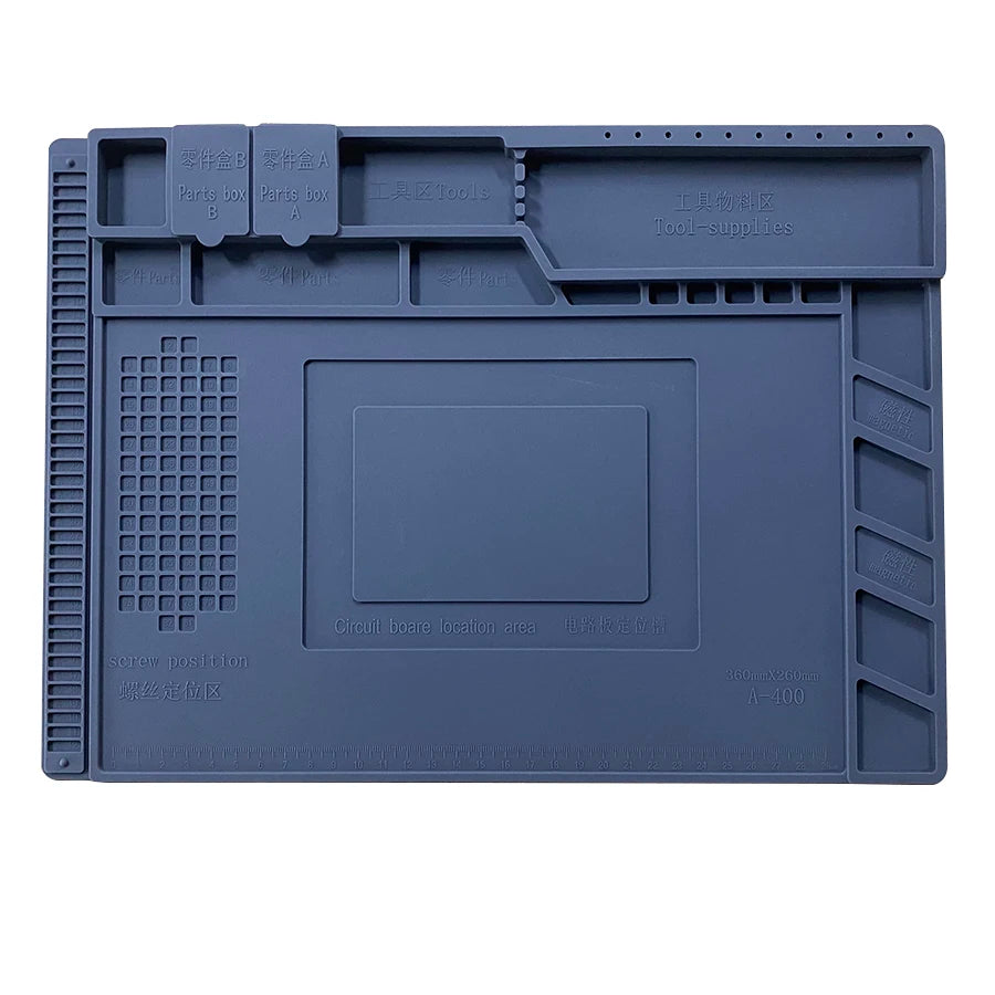 Silicone Soldering Mat Pad Desk Platform  for Welding Station Iron Phone PC  Repair Magnetic Heat Insulation No Lead S-160