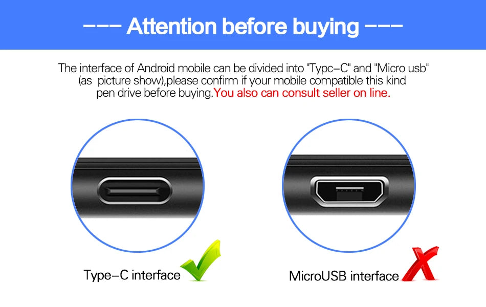 Type C USB flash drive 128MB 1GB 2GB 4GB 8GB 16GB 32GB 64GB 128GB for Andriods SmartPhone Memory MINI Usb Stick USB C