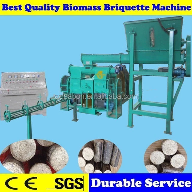 500-1000KG/H Straw/Hay Briquette Machine Sawdust Briquetting Presses Machine for Straw Briquettes