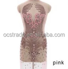 Ocstrade Fashion Night Club Wear Dress Rhinestone Sexy Women Clothing Halter Club Elegant Sparkly Crystal Dresses for Party - Shoppiline