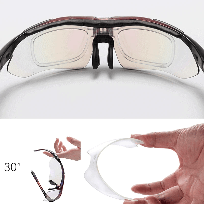 ROCKBROS Cycling Polarized glasses Bike Sunglasses Outdoor Sports Sunglasses MTB PC Goggles Eyewear 5/3 Lens Bicycle Accessory - Shoppiline