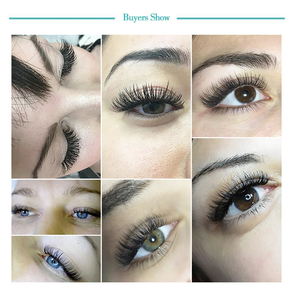 Neue matte, flache Wimpernverlängerungen, Großhandel, einzelne Nerz-Wimpern, weichere Wimpern, Ellipsen-Kaschmir-Wimpern, gespaltene Spitzen, Volumen