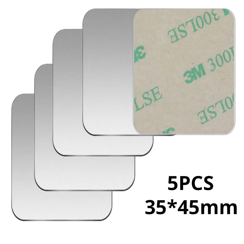 5pcs Autocollant Plaque Métallique disque de fer pour Support Téléphone Portable Magnétique Pour Support Téléphone Voiture Magnétique