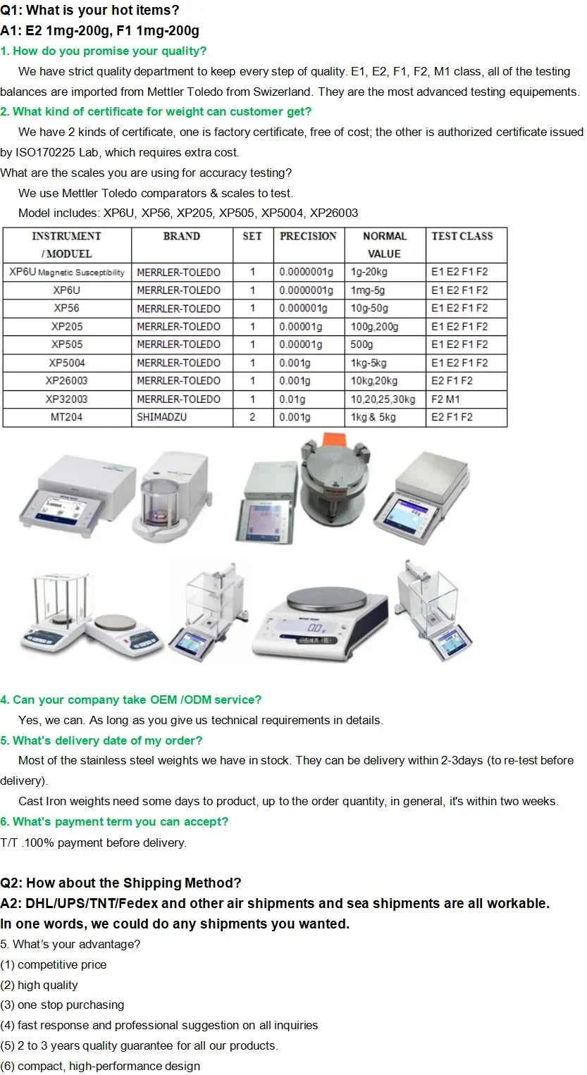 Veidt CQT251 Precision Analytical Scale — Portable, 7 Available Capacities