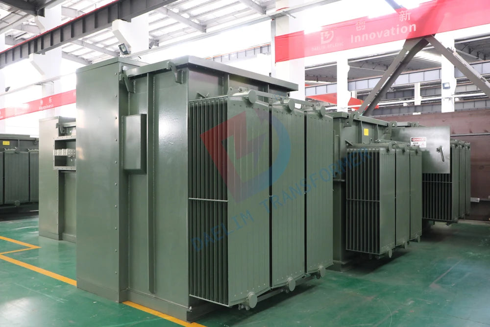 Professional Three Phase High Voltage Low Voltage Level 2000KVA 44KV  4160V Multi-standard Certificated Transformer