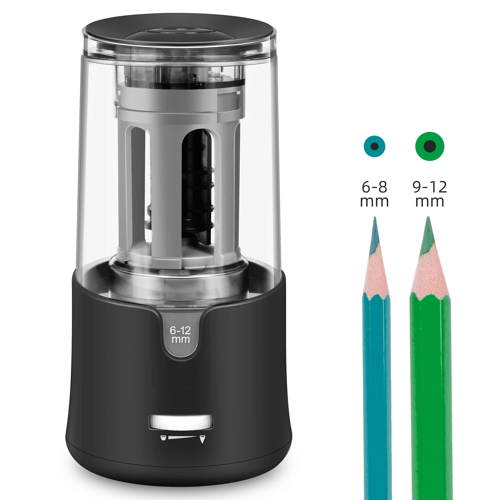 Tenwin Automatic Electric Pencil Sharpener For Colored Pencils Sharpen Mechanical Office School Supplies Stationery Free Ship - Shoppiline