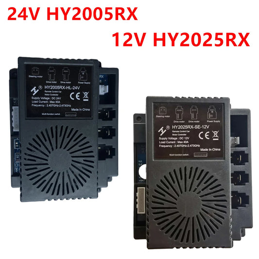 Hollicy HY2025RX-SE-12V HY2005RX RXZ 24V High-Power Children Electric Ride on Car Remote Control Box Unit Receiver Motherboard - Shoppiline