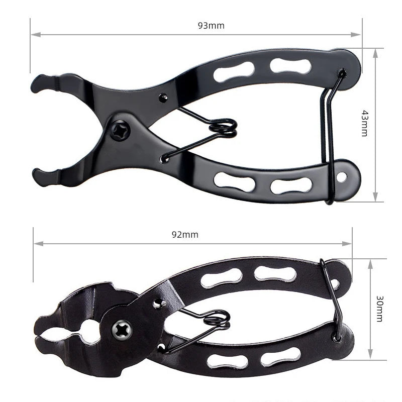 Bicycle Chain Link Pliers Repair Tool  Potable MTB Chain Squeeze Plier  Mini Bike Magic Buckle Quick Link Tool Bicycle Accessory