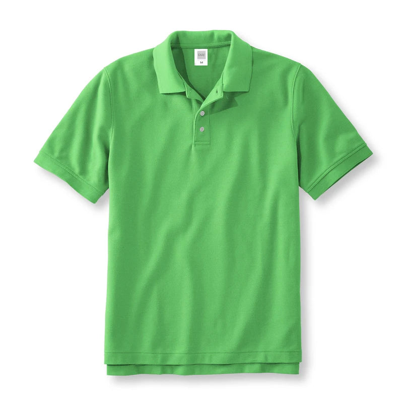 100 Cotton Polo Shirt Men,Light luxury Brand PoloShirt,Summer Short Sleeve Tee Shirt Fashion Tops Quality Clothes Golf Wear - Shoppiline