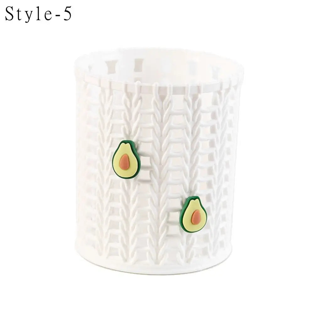 1PC Creative Imitating Vine Pen Holders Desktop Organizer Makeup Brush Storage Pencil Cup Holder School Office Desk Accessories
