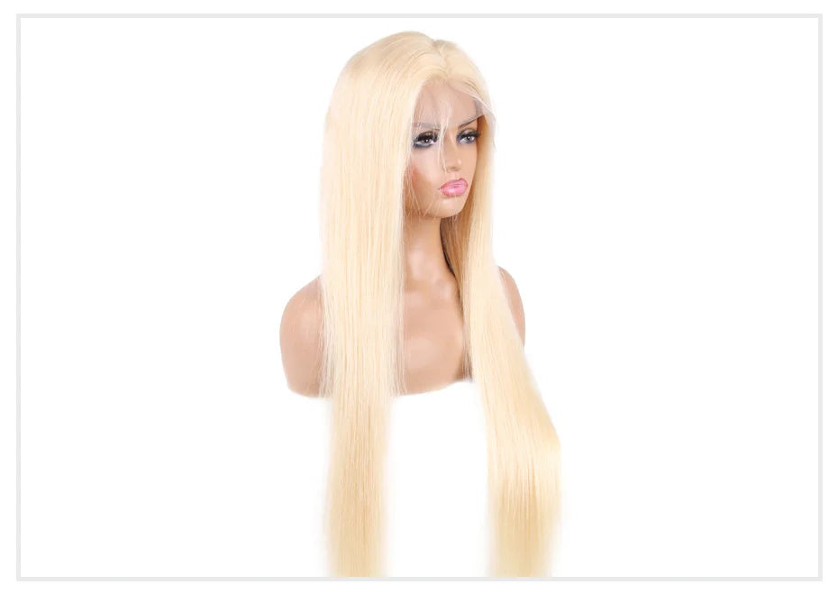 13x4 13x6 360 HD Transparent 613 Honigblond Farbe Spitze Front Echthaar Perücken für Frauen Rohes brasilianisches glattes Lace Frontal Perücke