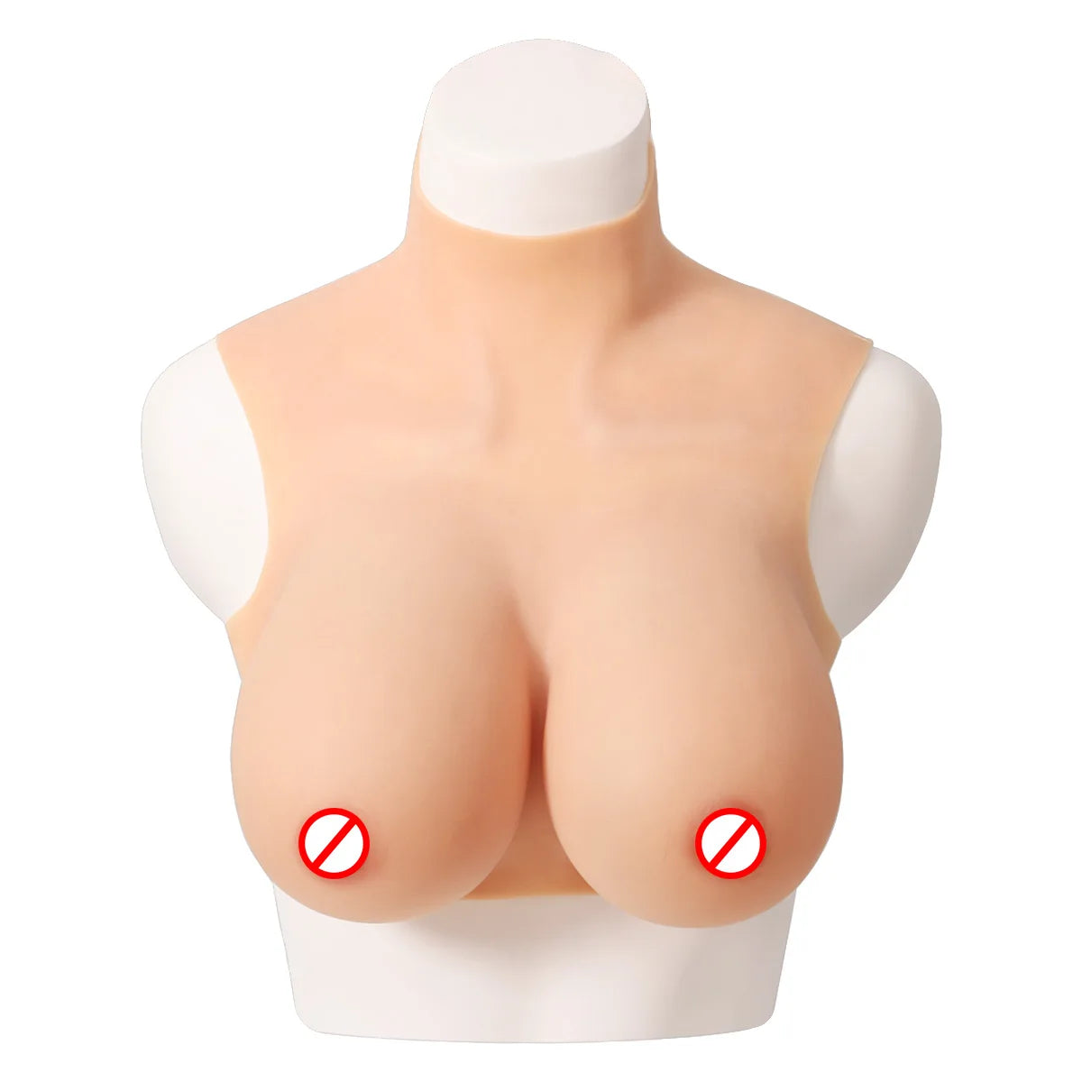 G Cup Size Silicone Breast Form Crossdresser Silicone Fake Breasts Comfortable Soft Elastic Fake Boobs Enhancer Women's Lingerie - Shoppiline
