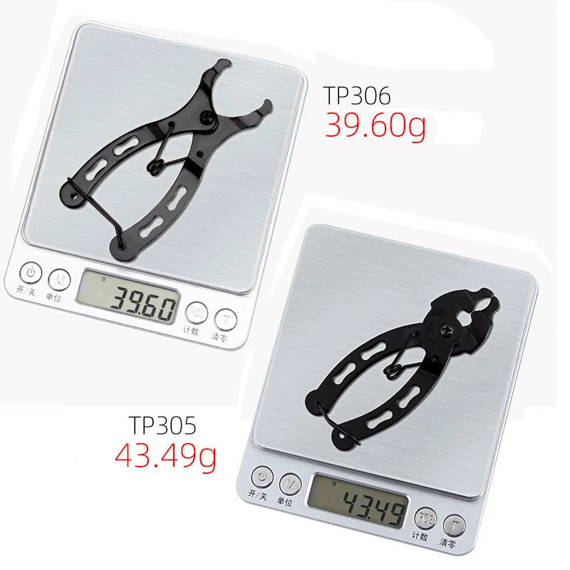 Bicycle Chain Link Pliers Repair Tool  Potable MTB Chain Squeeze Plier  Mini Bike Magic Buckle Quick Link Tool Bicycle Accessory