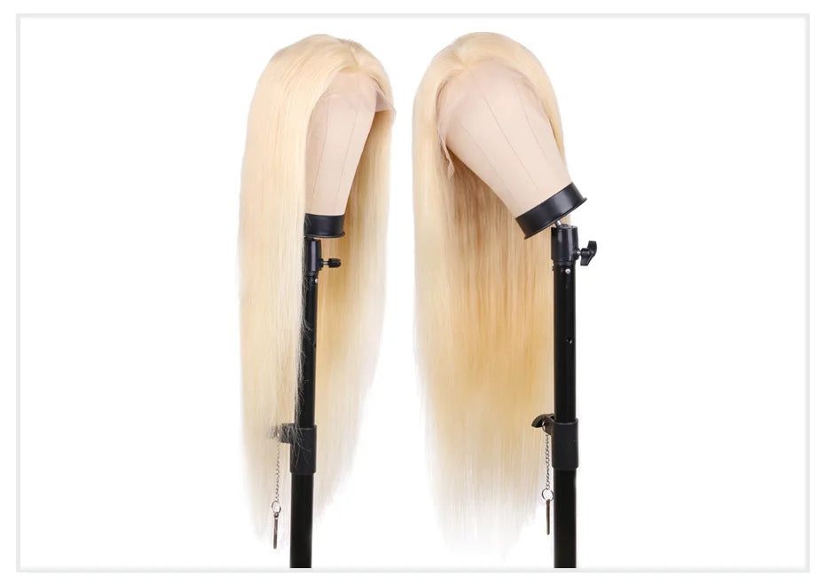 13x4 13x6 360 HD Transparent 613 Honigblond Farbe Spitze Front Echthaar Perücken für Frauen Rohes brasilianisches glattes Lace Frontal Perücke