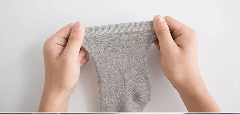 HSS Lot de 5/10 paires de chaussettes en mélange de coton pour hommes, noires, d'affaires, douces, respirantes, pour l'été et l'hiver, grande taille (6.5-14)