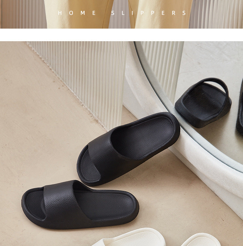 EVA Men Sandals Flip Flops Man Slippers Solid Color Non-slip Soft Sole Comfortable Shower Slippers Outdoor Couple Shoes Summer