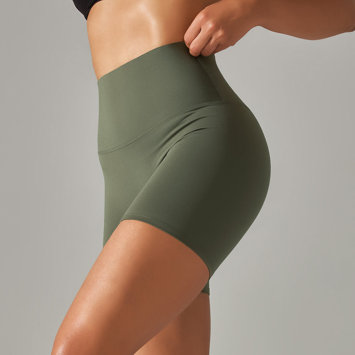 1PC Yoga Shorts Women Fitness Shorts Running Cycling Shorts Breathable Sports Leggings High Waist Summer Workout Gym Shorts