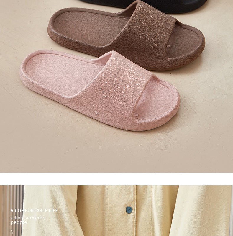 EVA Men Sandals Flip Flops Man Slippers Solid Color Non-slip Soft Sole Comfortable Shower Slippers Outdoor Couple Shoes Summer