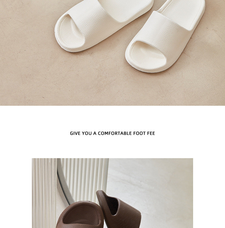 EVA Men Sandals Flip Flops Man Slippers Solid Color Non-slip Soft Sole Comfortable Shower Slippers Outdoor Couple Shoes Summer