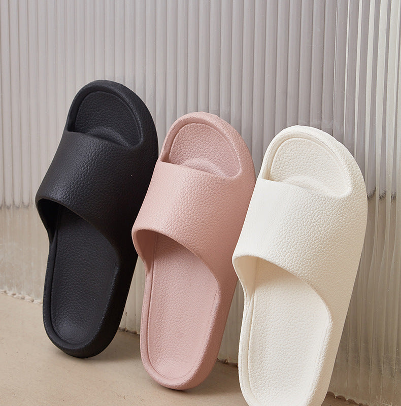 EVA Men Sandals Flip Flops Man Slippers Solid Color Non-slip Soft Sole Comfortable Shower Slippers Outdoor Couple Shoes Summer