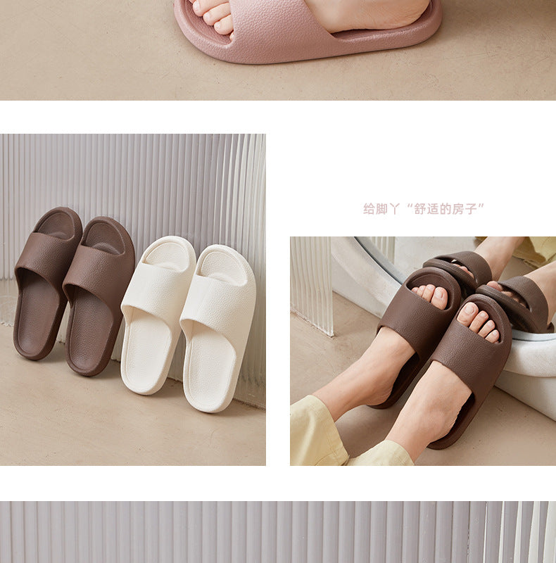 EVA Men Sandals Flip Flops Man Slippers Solid Color Non-slip Soft Sole Comfortable Shower Slippers Outdoor Couple Shoes Summer