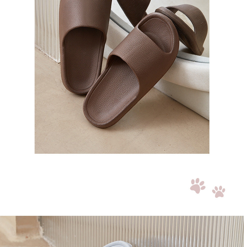 EVA Men Sandals Flip Flops Man Slippers Solid Color Non-slip Soft Sole Comfortable Shower Slippers Outdoor Couple Shoes Summer