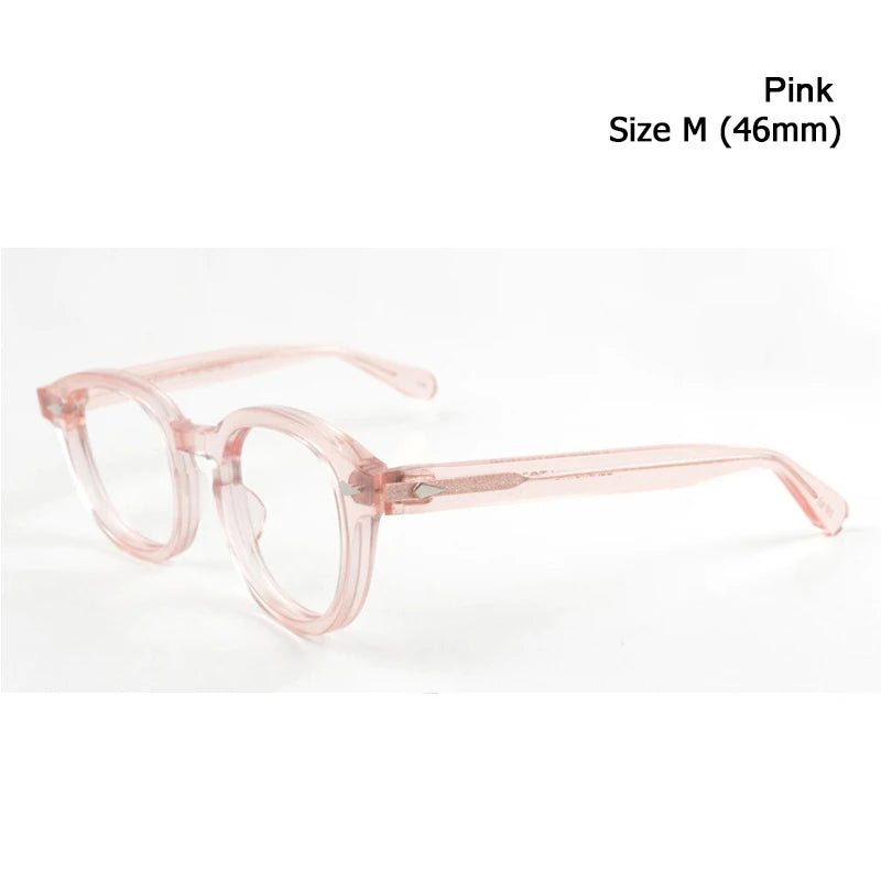 Johnny Depp Lemtosh Eyeglasses Frame Men Optical Glasses Women Computer Goggles Clear Lens Luxury Brand Vintage Acetate Frame