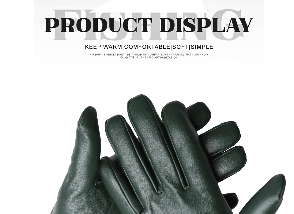Women's sheepskin gloves winter warm plus velvet short thin touch screen driving color women's leather gloves good quality -2226