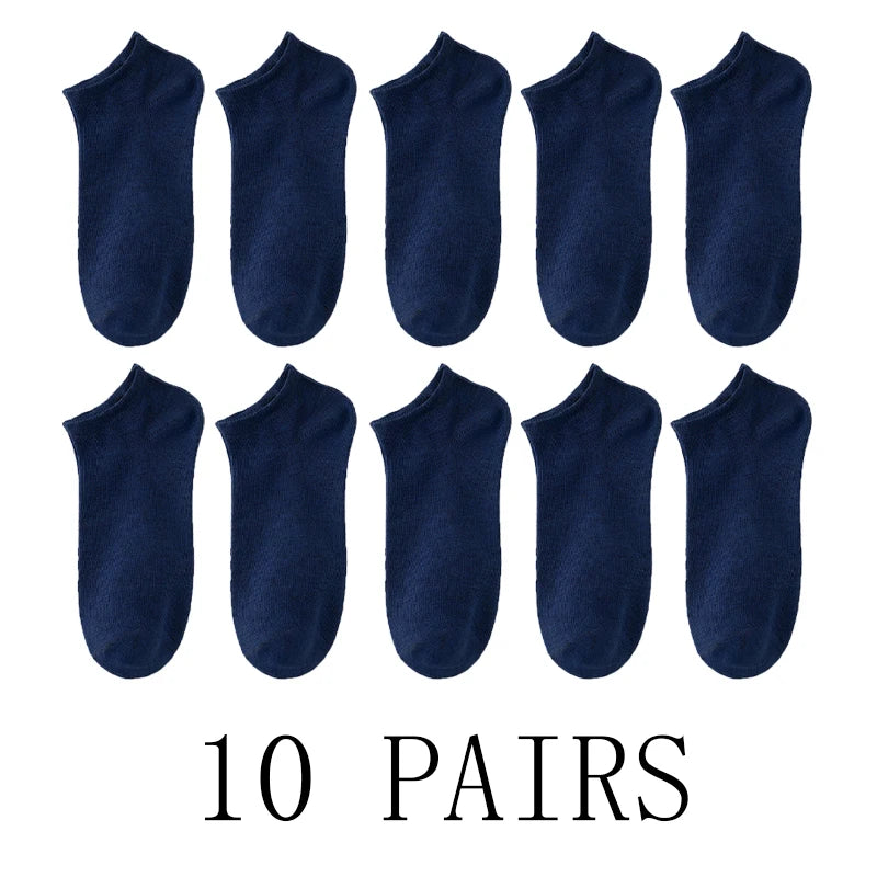 5/10-Pack Unisex Comfort-Fit Ankle Socks For All, Breathable & Lightweight - Ideal For Sports & Daily Wear