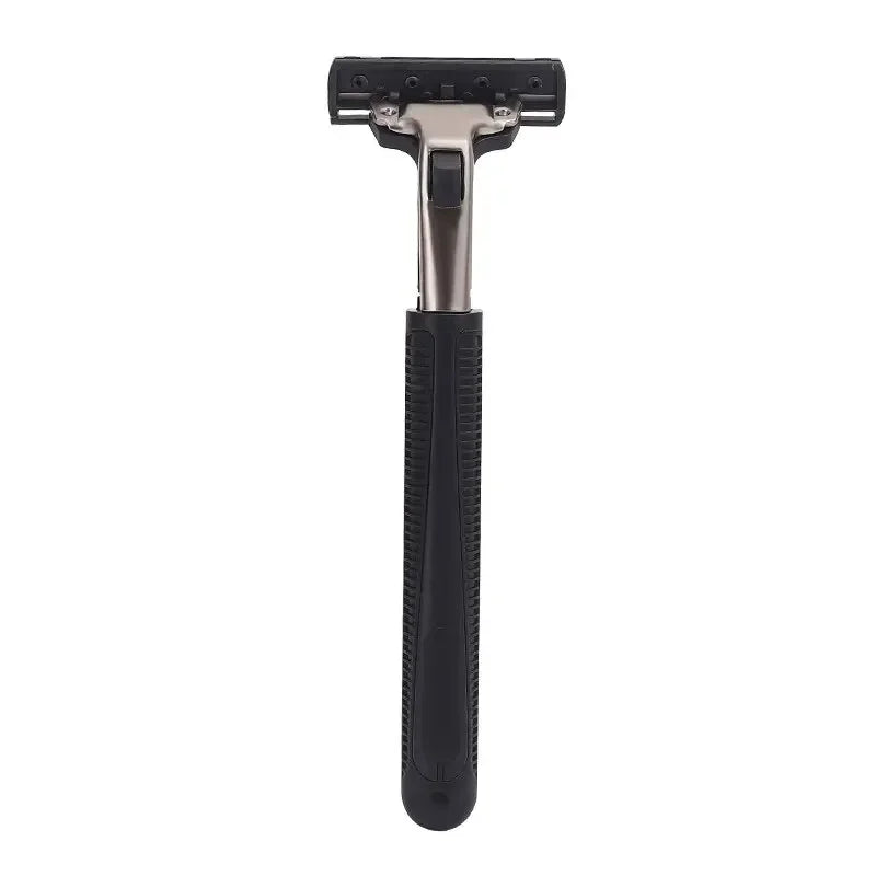 Premium Double Edge Razor Set – Heavy-Duty Men's Shaving Kit with 1 Reusable Razor & 20 High-Quality Replacement Blades