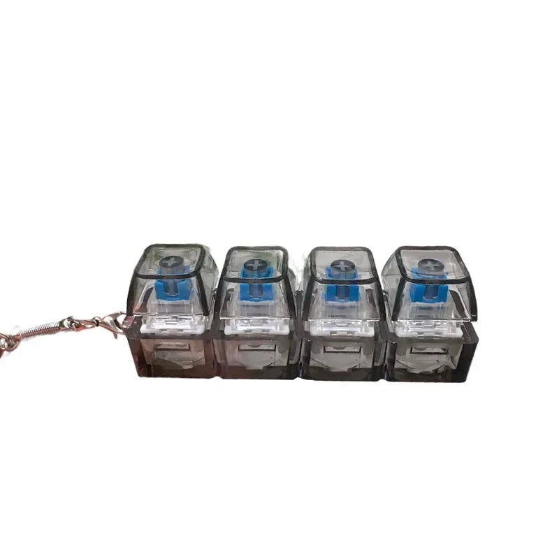 Keychain LED lights for relieving stress and anxiety, keychain keyboard toys, portable office desk accessories, office gifts