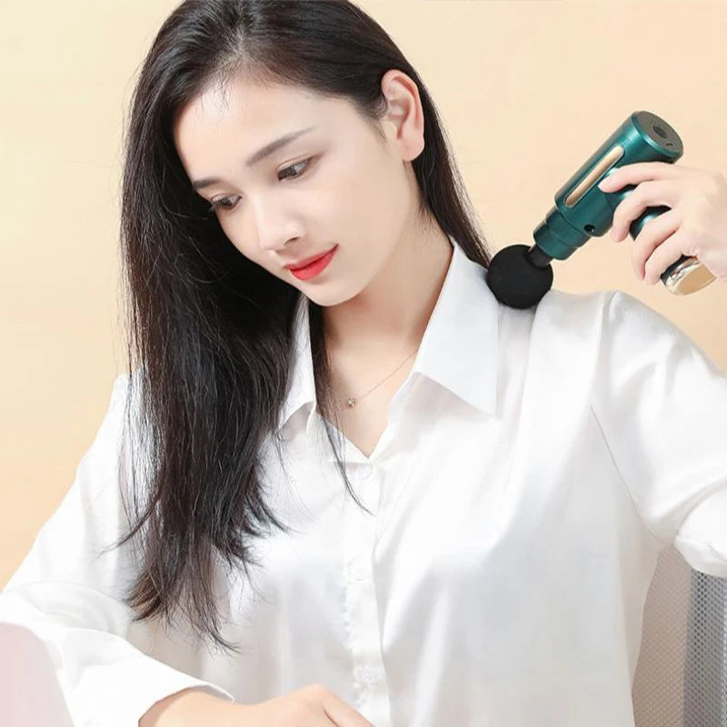 Massage Equipment Neck Membrane Rob Cervical Spine Massage Instrument Mini Fascia Gun Wireless Massage Gun Muscle Relaxation