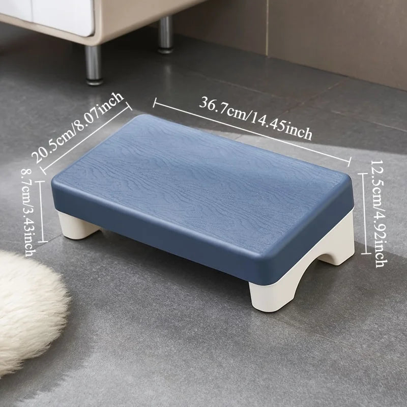 Ergonomische PP-Fußstütze für den Büroschreibtisch. Passt unter den Schreibtisch, Verwendung bei der Arbeit, auf dem Sofa & beim Lernen. Bequem & platzsparend.