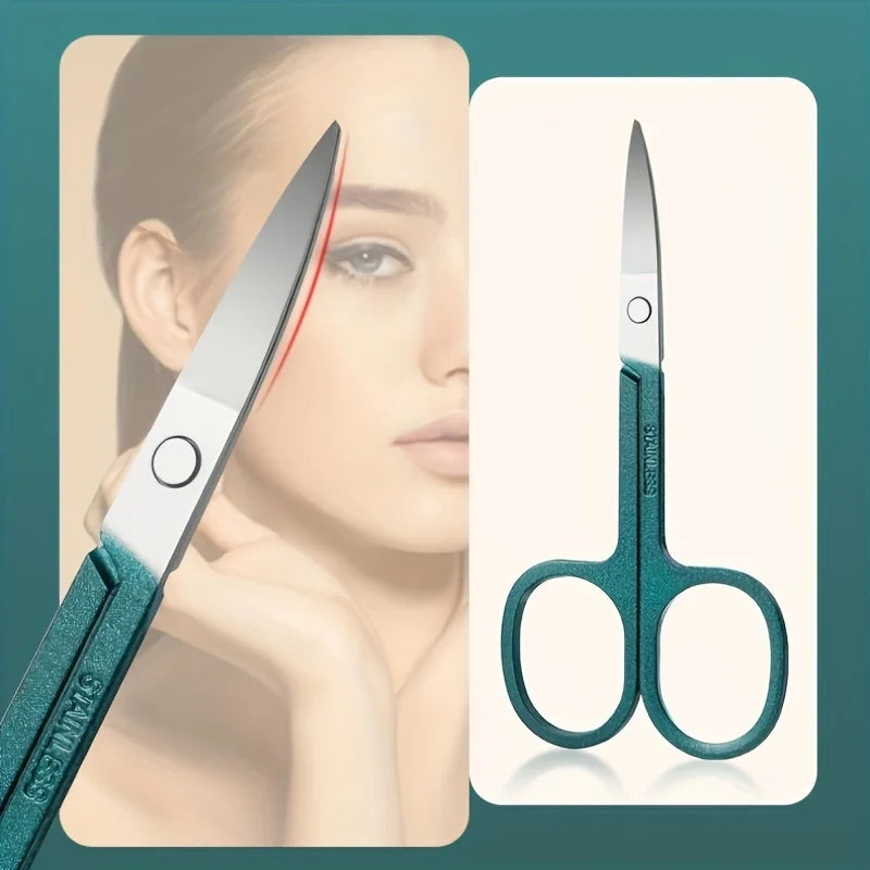 Trousse de manucure et pédicure professionnelle 7/10/12/18 pièces en acier inoxydable, ensemble de coupe-ongles avec étui de voyage