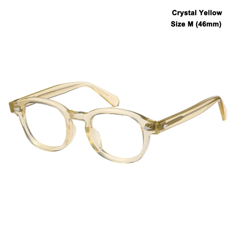 Johnny Depp Lemtosh Eyeglasses Frame Men Optical Glasses Women Computer Goggles Clear Lens Luxury Brand Vintage Acetate Frame