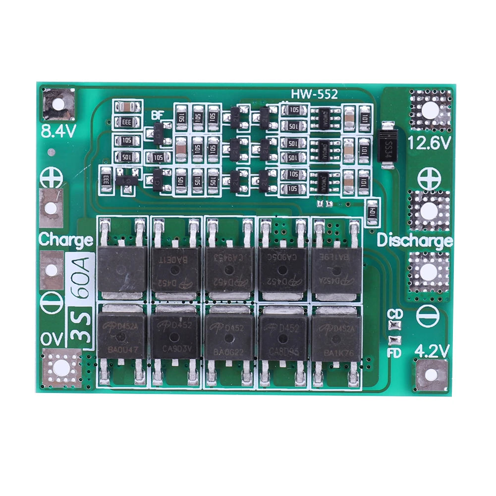BMS 3S/4S 5A 10A 20A 25A 40A 60A Li-ion Lithium Battery Charger Protection Board 18650 For Drill Motor 12V with Enhance/Balance - Shoppiline