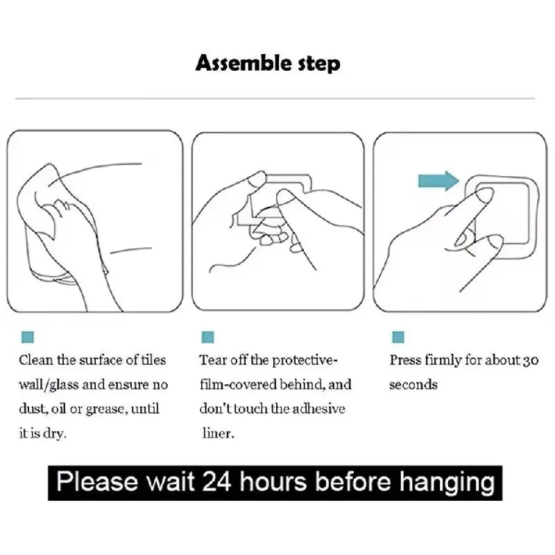 Stainless Steel Robe Hook Adhesive Wall Hook Towel Hook for Bathroom Kitchen Garage Heavy Duty Wall Mounted Kitchen Hardware