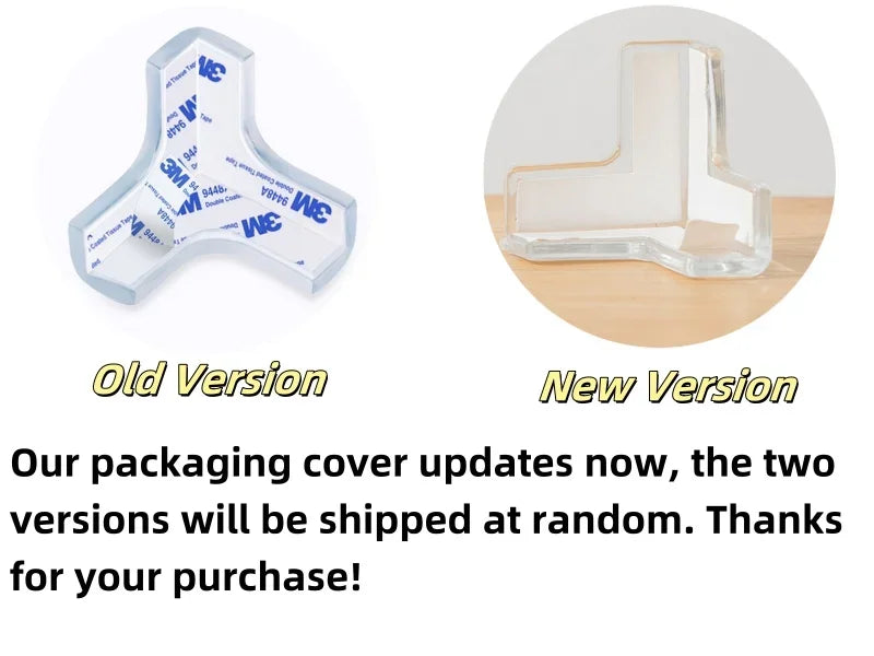Baby Safety Silicone Table Corner Protector Furniture Edge Protection Cover Transparent Children Anti Collision Edge Guards