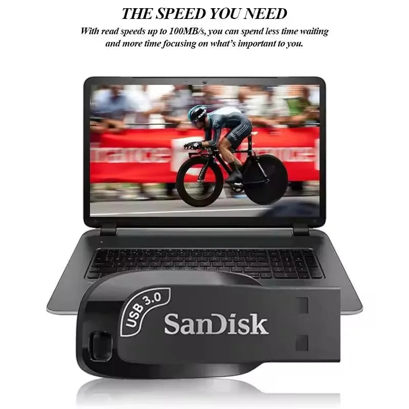 SanDisk SDCZ410 Ultra Shift USB 3.2 Flash Drive 32GB 64GB 128GB Portable Pen Drive for Computer original Memory Stick U Disk