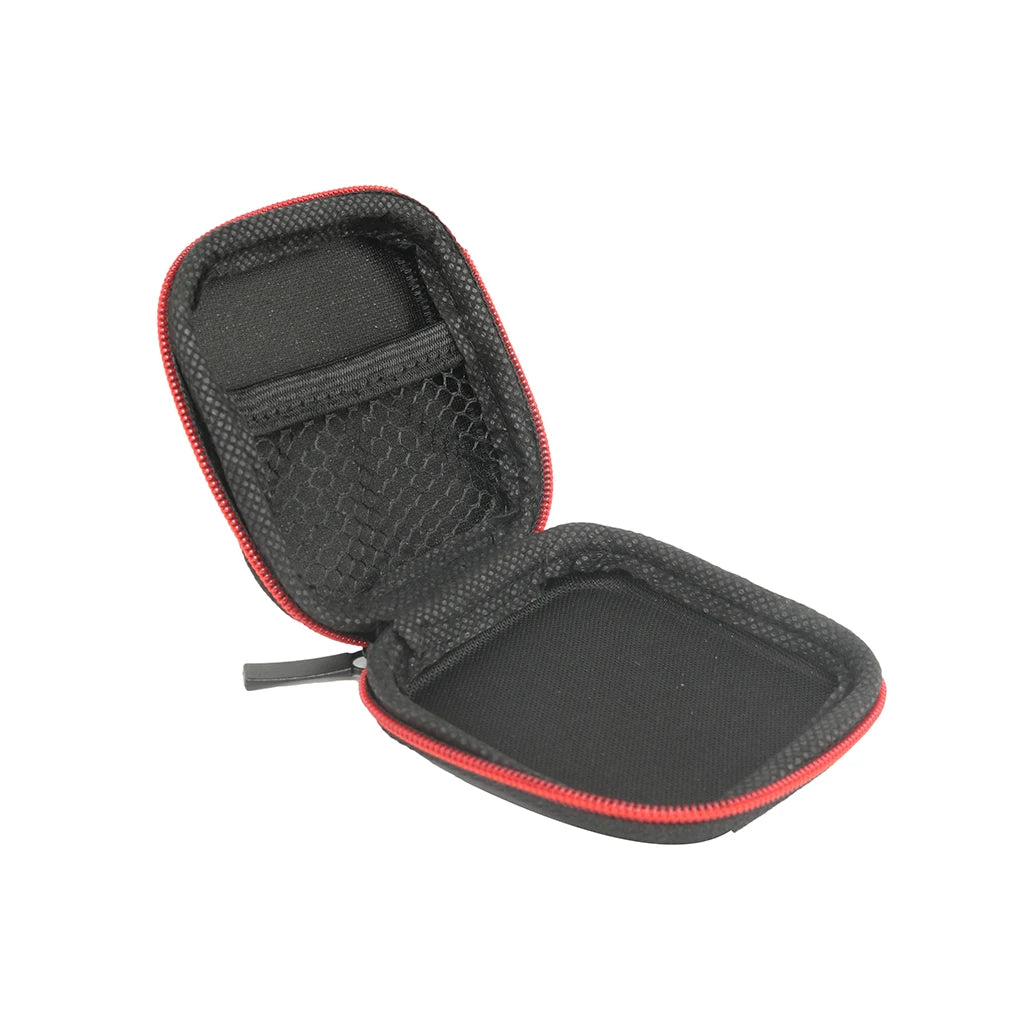 Earphone Storage Bag Square Headset Box Indoor Outdoor Travelling Earphones Storaging Case Accessories with Zipper