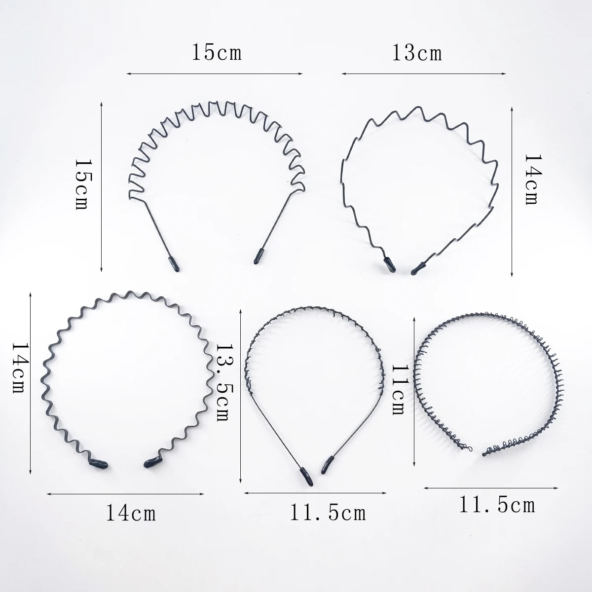3/6PCS Men's Hair Hoops Simplified Korean Fashion Wash Face Anti Slip Head Hoops Sports Invisible Hair Clips Women's Hair Hoops