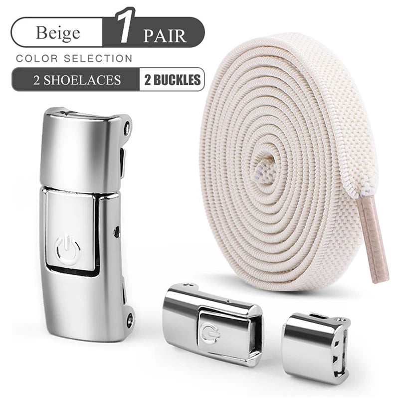 8mm Schnürsenkel ohne Binden, Pressverschluss Schnürsenkel, Elastische Schnürsenkel, Sneaker Kinder Erwachsene, Verbreiterte flache Schnürsenkel für Schuhe