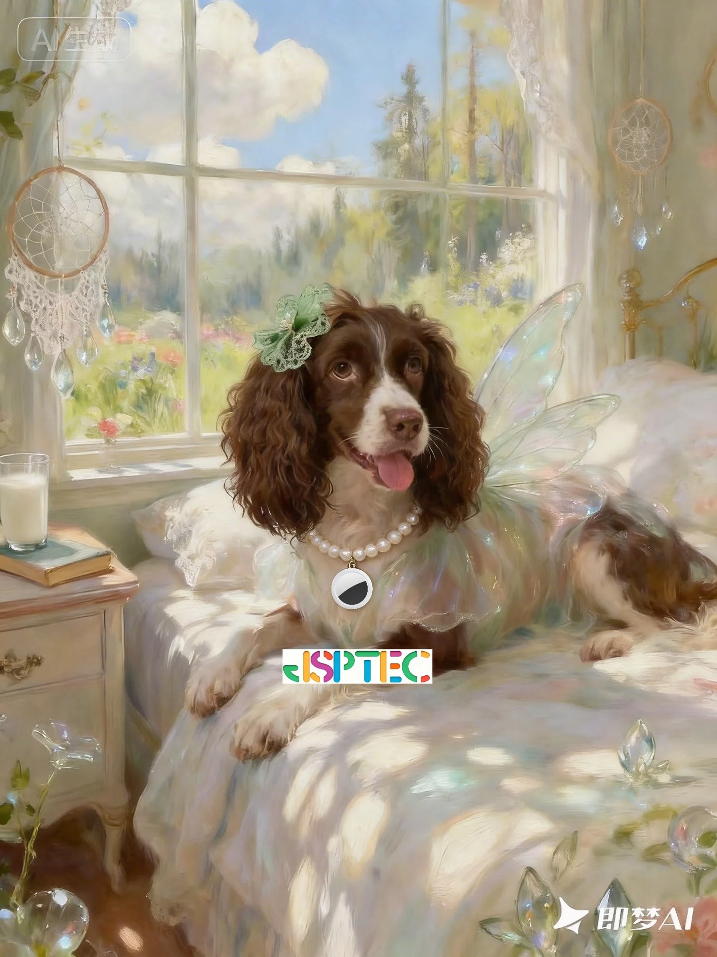 JSPTEC Airtag Bluetooth GPS Trackers IPX 5 Waterproof Sport Tracking Find My Elderly Kids Pets Available Mini Finders For IOS