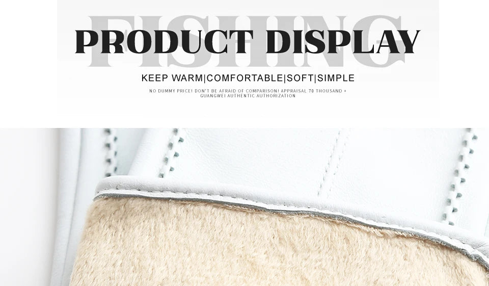 Women's sheepskin gloves winter warm plus velvet short thin touch screen driving color women's leather gloves good quality -2226