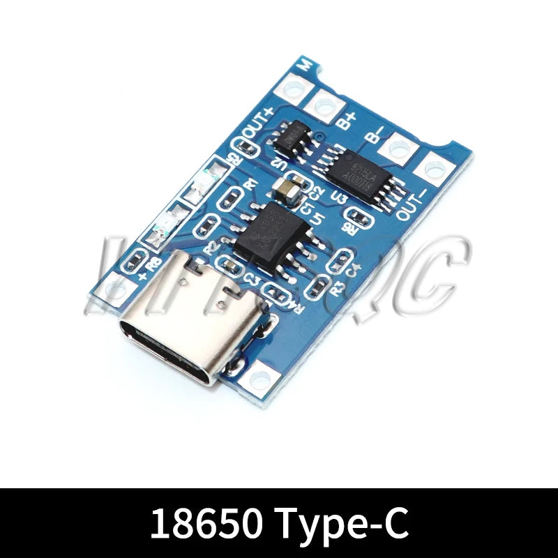 5 pcs Micro USB 5V 1A 18650 TP4056 Lithium Battery Charger Module Charging Board With Protection Dual Functions 1A Li-ion