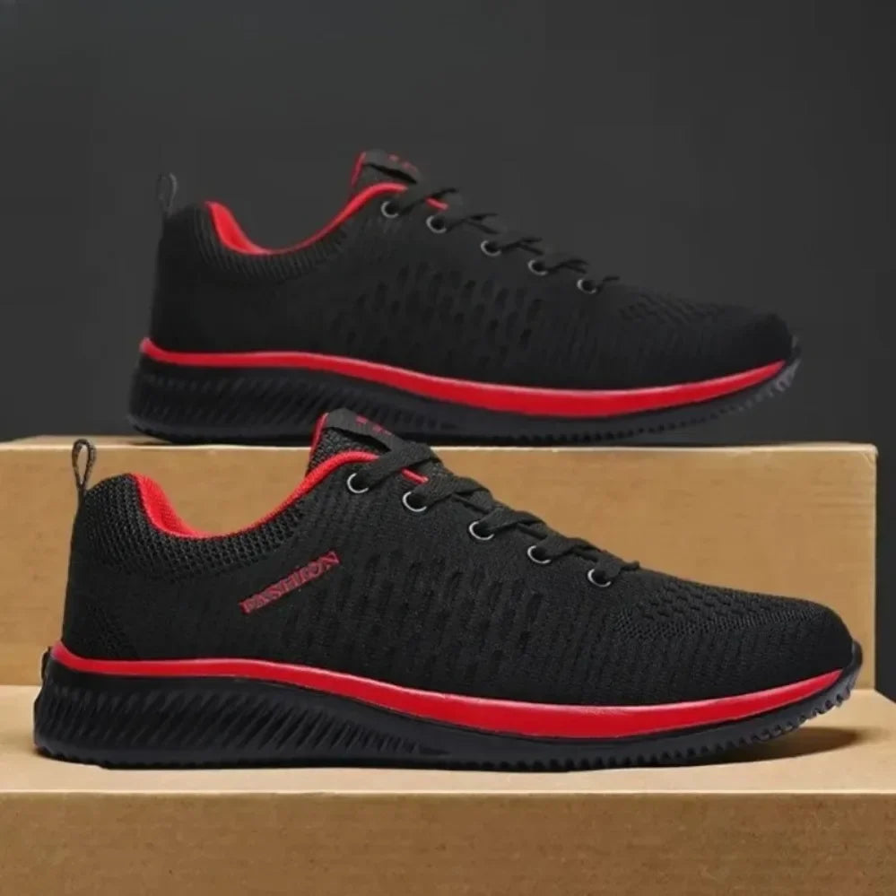 2026 Men Running Walking Knit Shoe Casual Sneakers Breathable Sports Running Athletic Gym Lightweight Outdoor Women Shoes Size