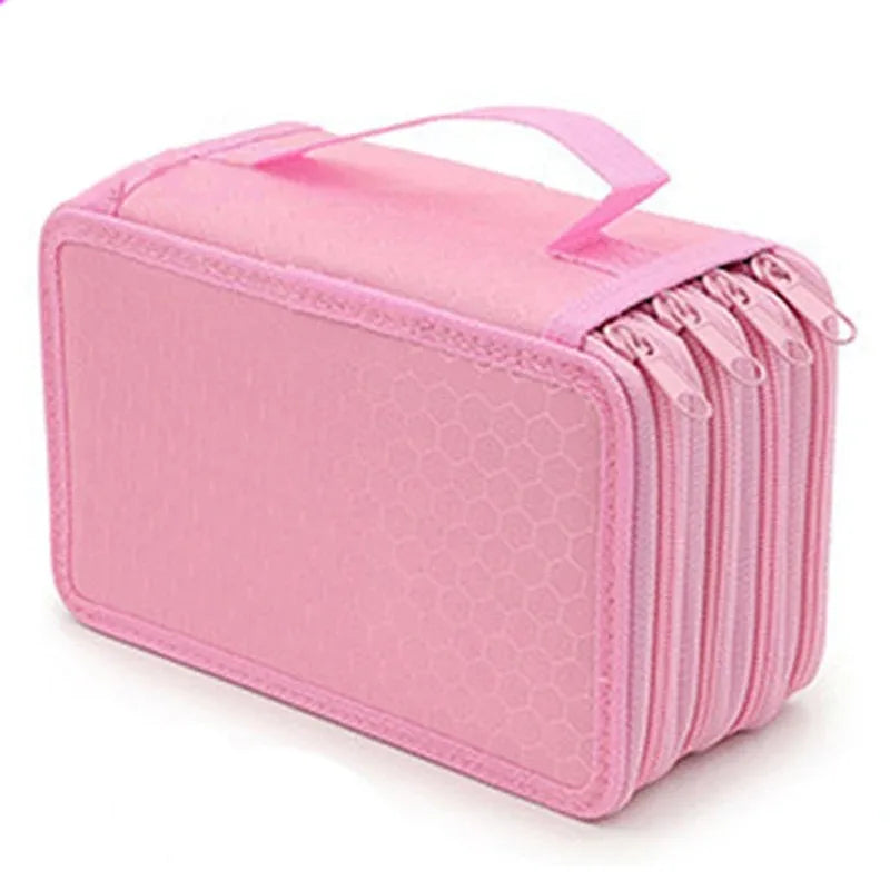 72 Holes Four layers Pencil Case Large Capacity Kawaii Pen Storage Bag Korean Stationery Back to School Office Supplies - Shoppiline