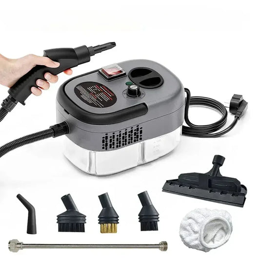 High And Temperature Handheld Steam Cleaners Air Conditioner Kitchen Hood Car Steam Clean Machine Floor and More Cleaning - Shoppiline